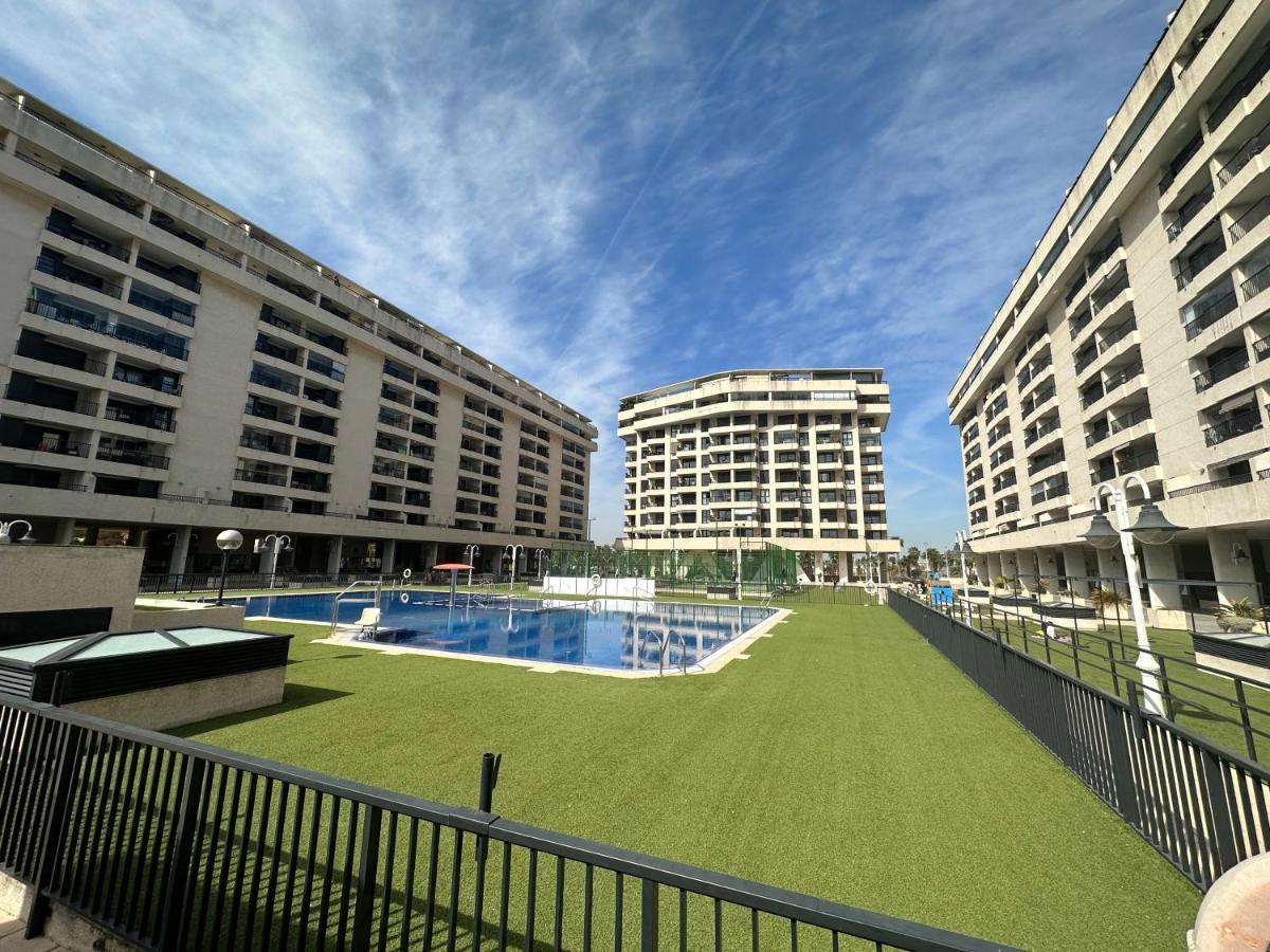 Sunny Patacona Seaview Apartment Valencia Luaran gambar