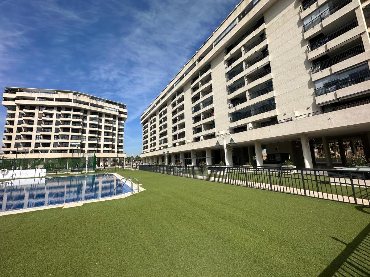 Sunny Patacona Seaview Apartment Valencia Luaran gambar